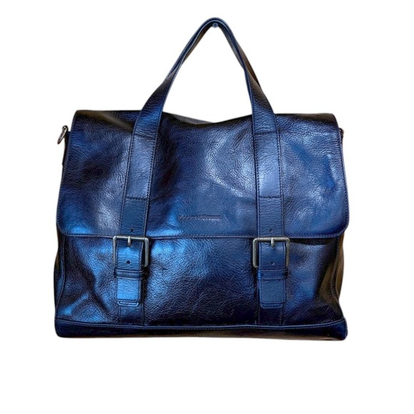 Dooney & Bourke Other - Dooney & Bourke Florentine Hunter Messenger Black Leather Briefcase